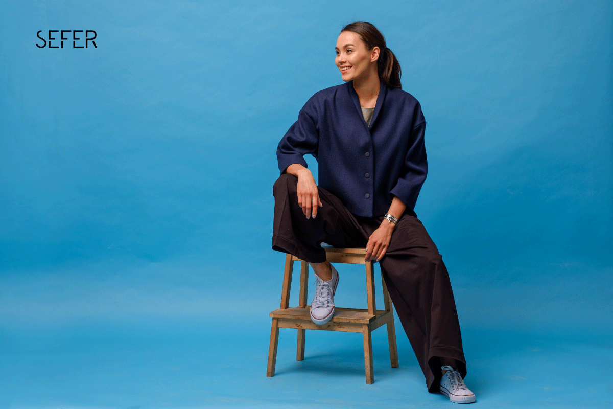 Studio photo production for fashion clothing brand by YOUproduction