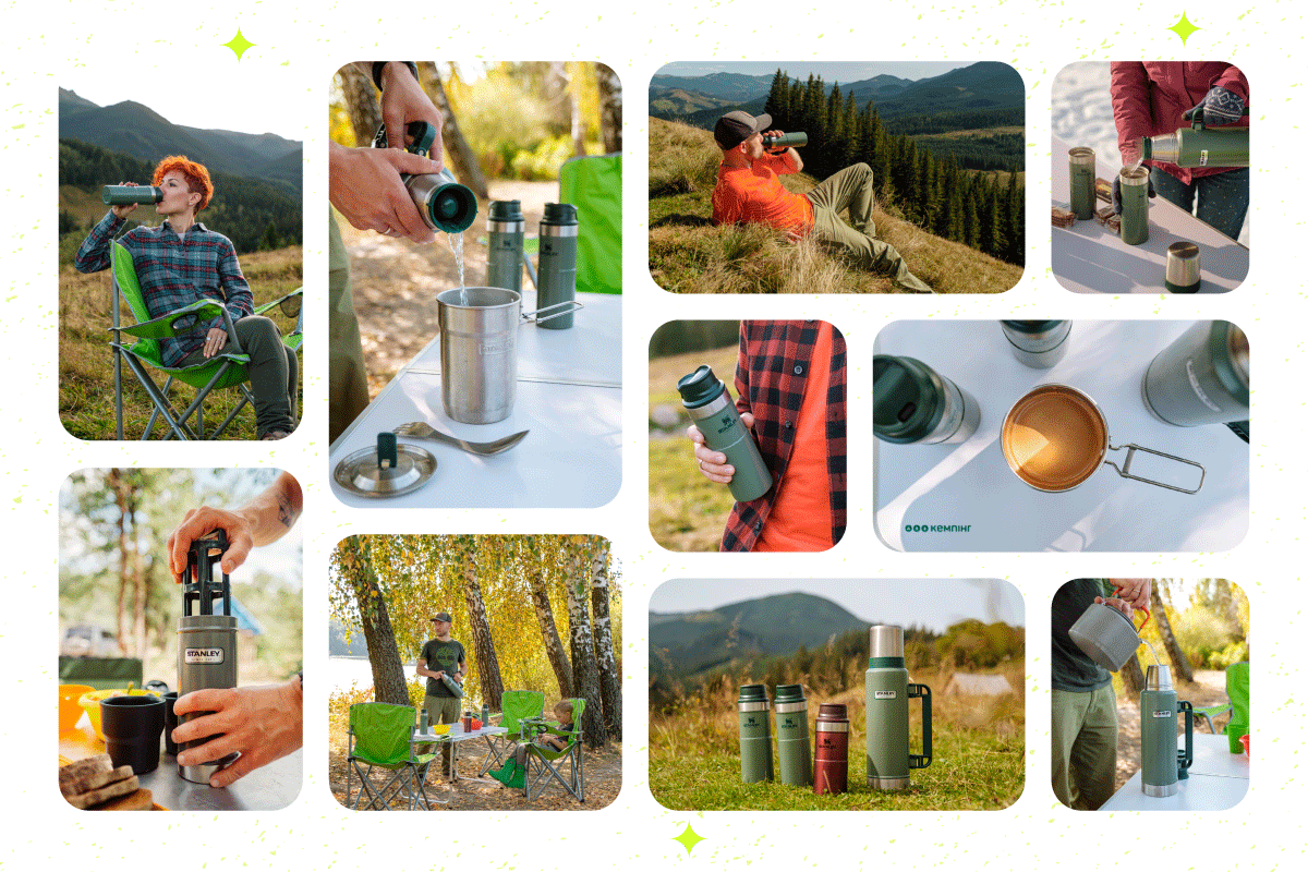 Professional photo production for Stanley brand by YOUproduction Creative Studio