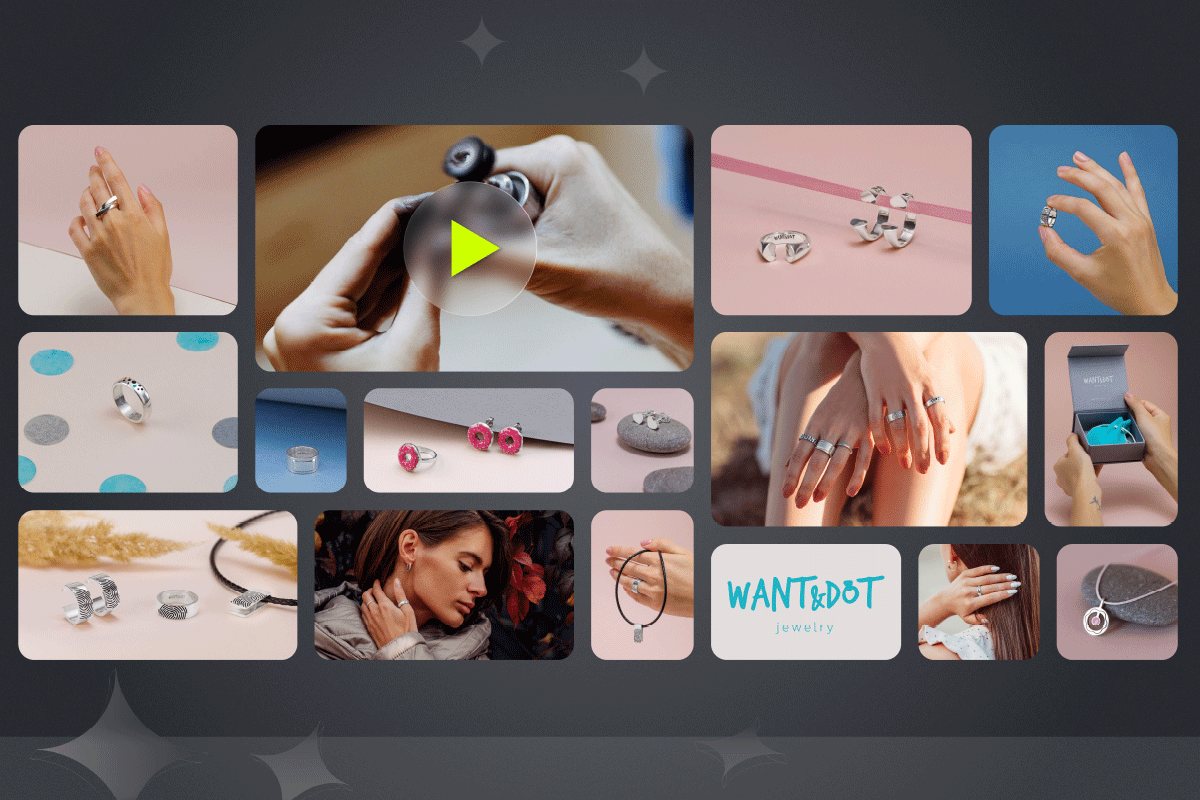 Product photography and video for jewellery brand by YOUproduction Creative Studio