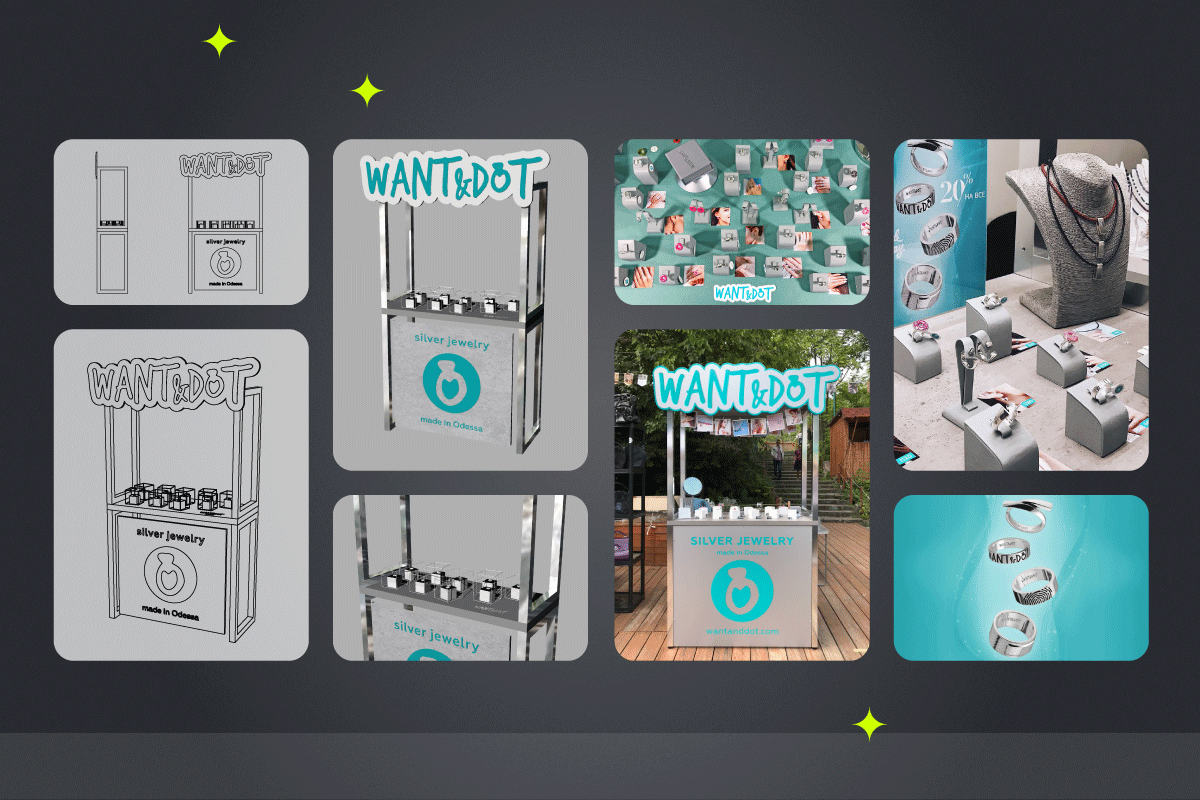 Event stand design, signage by YOUproduction Creative Studio